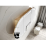 Bondi Natural Oak Oval Led Mirror Shaving Cabinet 1800*900 Bondi Natural Oak Oval Led Mirror Shaving Cabinet 1800*900